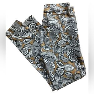 Ann Taylor LOFT Jeans - Curvy Skinny Ankle - leaf print - Size 25/0